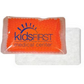 Orange Cloth-Backed, Gel Beads Cold/Hot Therapy Pack (4.5"x6")
